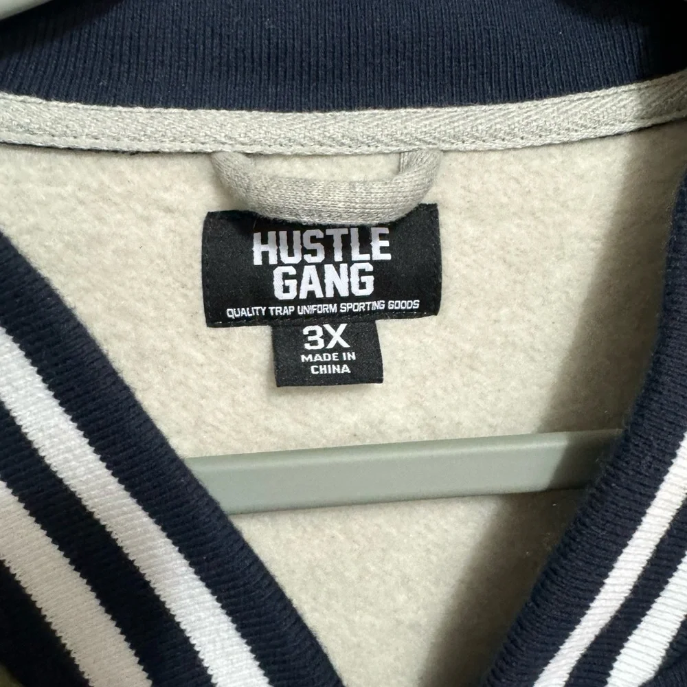 Hustle Gang Zip‎ Up Jacket, Size 3X
